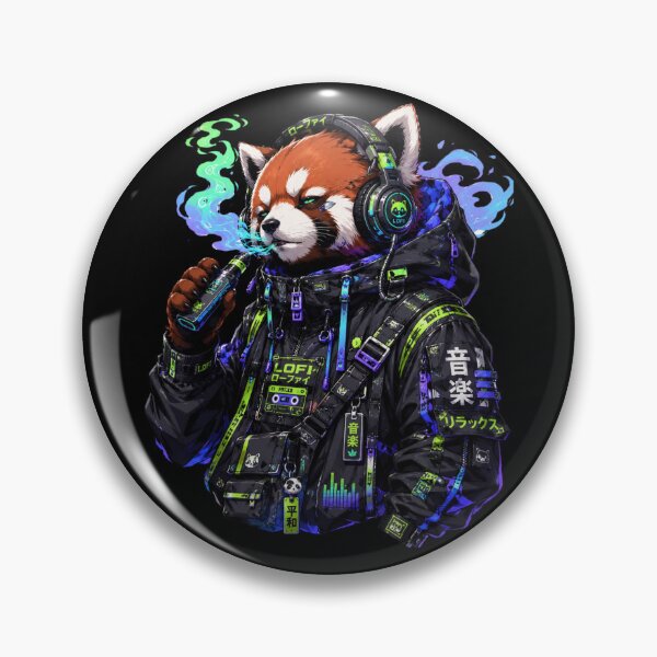 Item preview, Futuristic Mech Red Panda Art designed and sold by WRParadise.