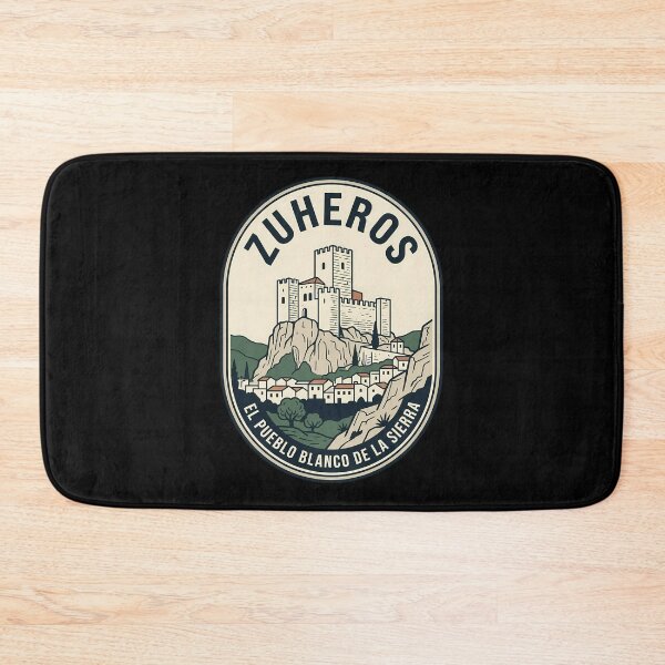 Item preview, Zuheros Spain Pueblo Blanco Vintage Travel Emblem designed and sold by k3rstman1.