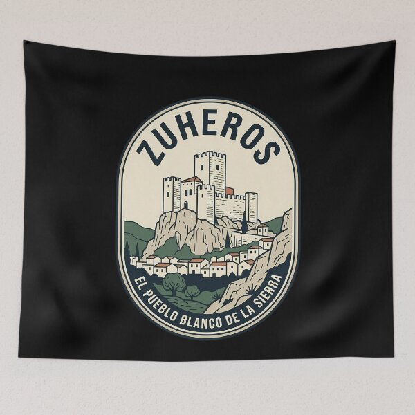 Item preview, Emblema de viaje vintage de Zuheros Spain Pueblo Blanco designed and sold by k3rstman1.