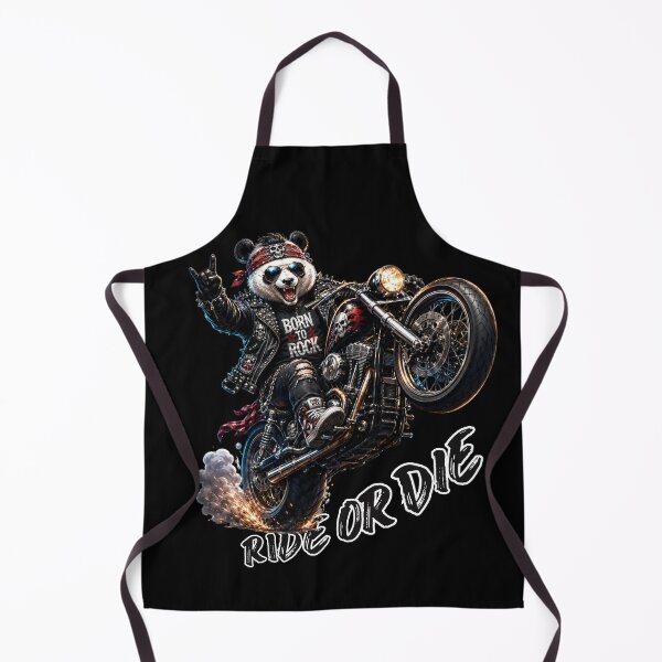 Item preview, Ride Or Die Rocker Panda Graphic Art designed and sold by WRParadise.