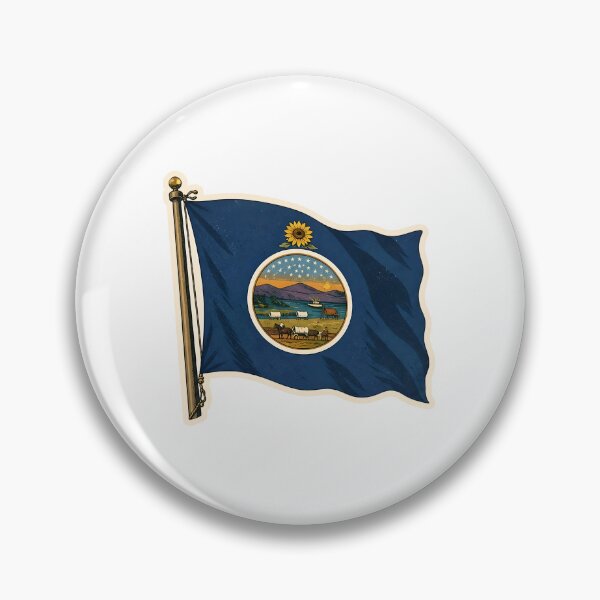 Item preview, Kansas State Flag Watercolor designed and sold by ChemicalXShop.