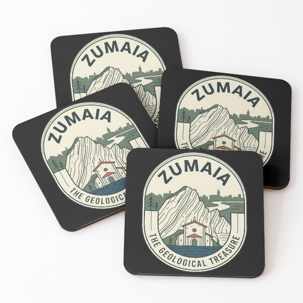 Item preview, Zumaia Geological Treasure Vintage Travel Emblem designed and sold by k3rstman1.