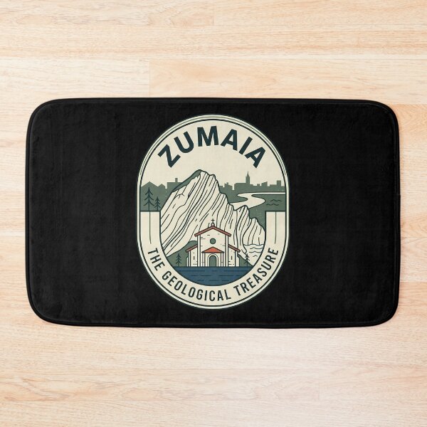 Item preview, Zumaia Geological Treasure Vintage Travel Emblem designed and sold by k3rstman1.