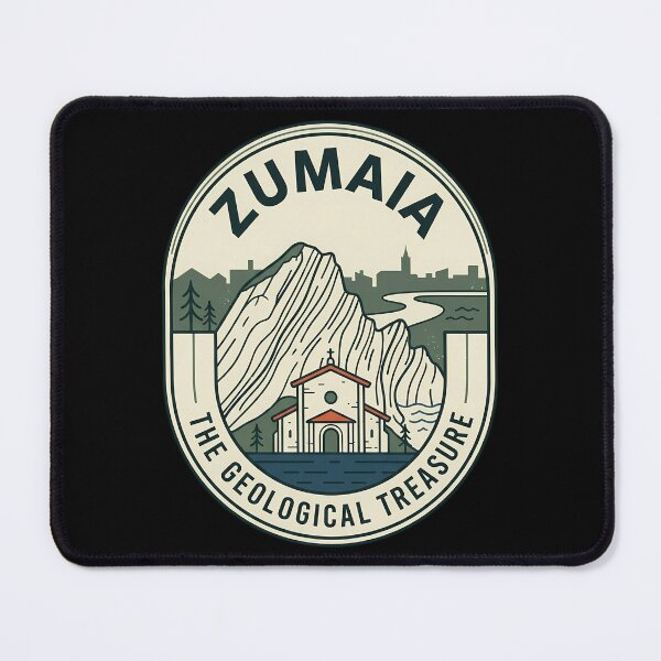 Item preview, Zumaia Geological Treasure Vintage Travel Emblem designed and sold by k3rstman1.