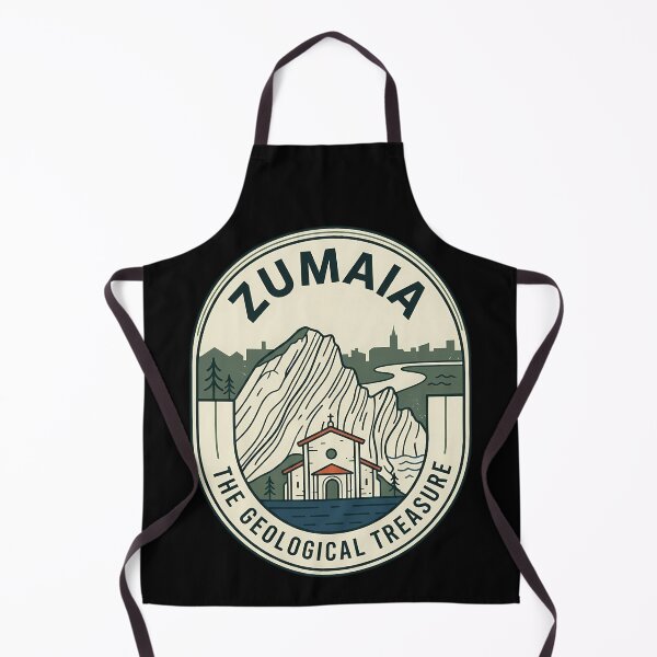Item preview, Zumaia Geological Treasure Vintage Travel Emblem designed and sold by k3rstman1.