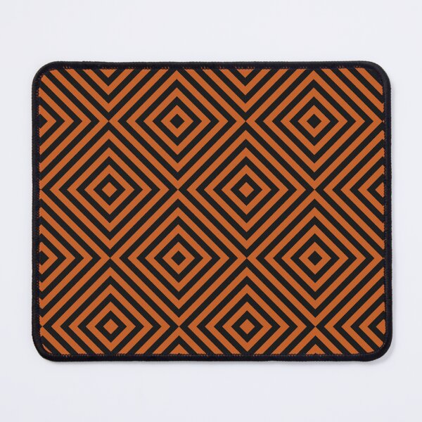 Item preview, Black And Burnt Orange Chevron Burst Pattern designed and sold by pattern-archive.