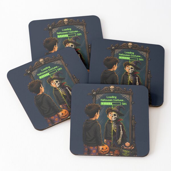 Item preview, Loading Halloween Costume Funny Halloween Mirror Gamer Illustration designed and sold by PXEpic.