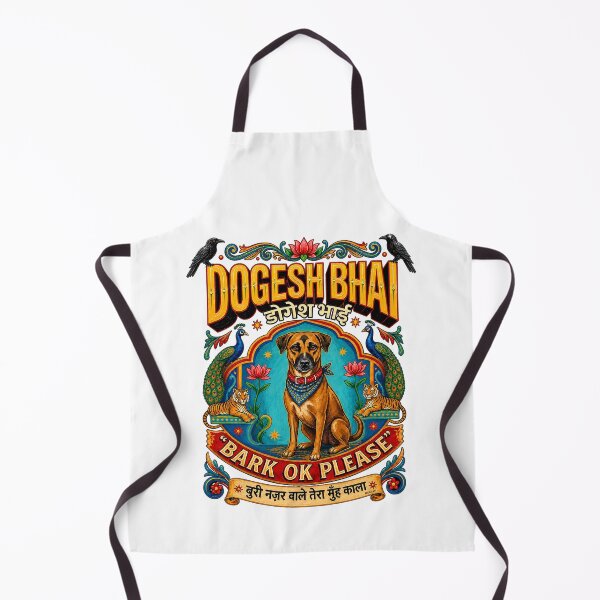 Item preview, Dogesh Bhai | Indian Street Dog Truck Art T-Shirt designed and sold by REGAINART.