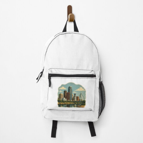 Item preview, Wichita Skyline Watercolor designed and sold by ChemicalXShop.