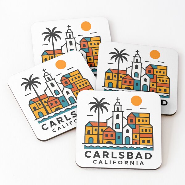 Item preview, Carlsbad California Minimal Art  designed and sold by OzzFrequency.