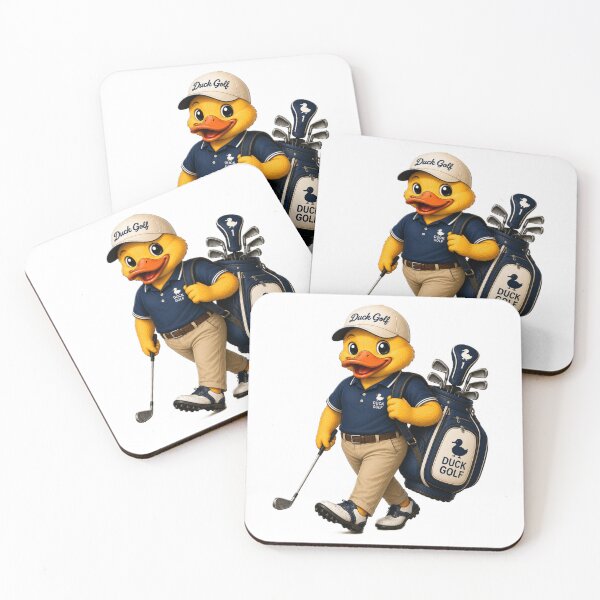 Item preview, Golfer Duck designed and sold by Thor-stone.