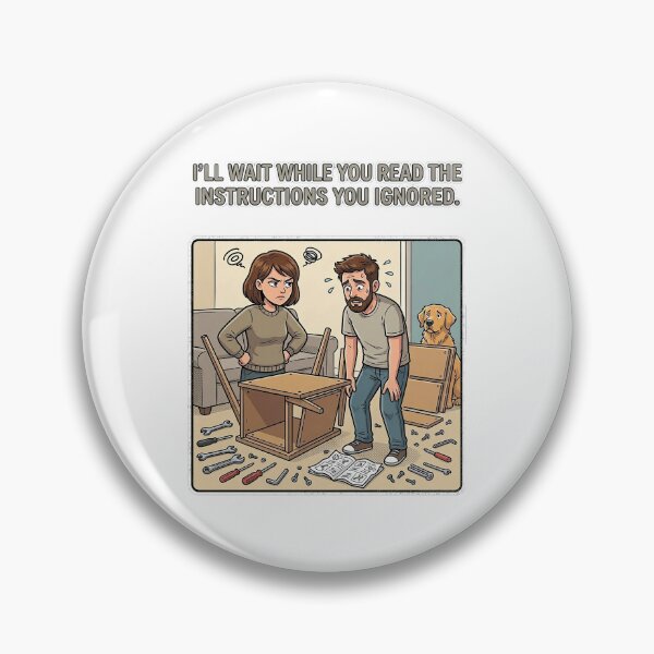 Item preview, I'll Wait While You Read the Instructions designed and sold by Aki and Akiro.