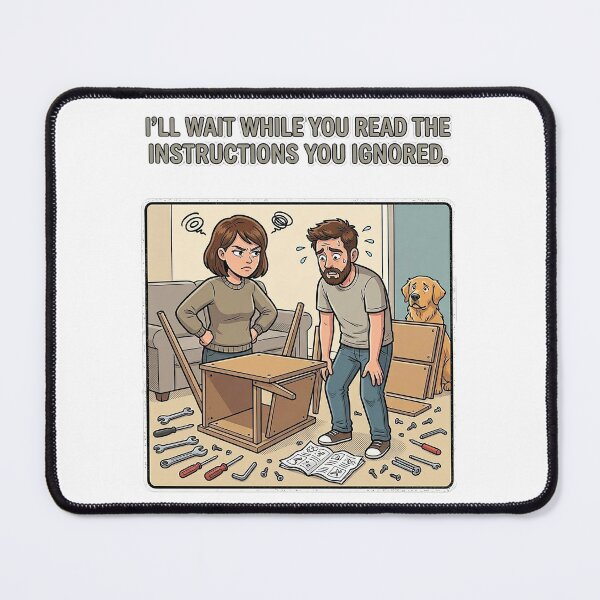 Item preview, I'll Wait While You Read the Instructions designed and sold by Aki and Akiro.