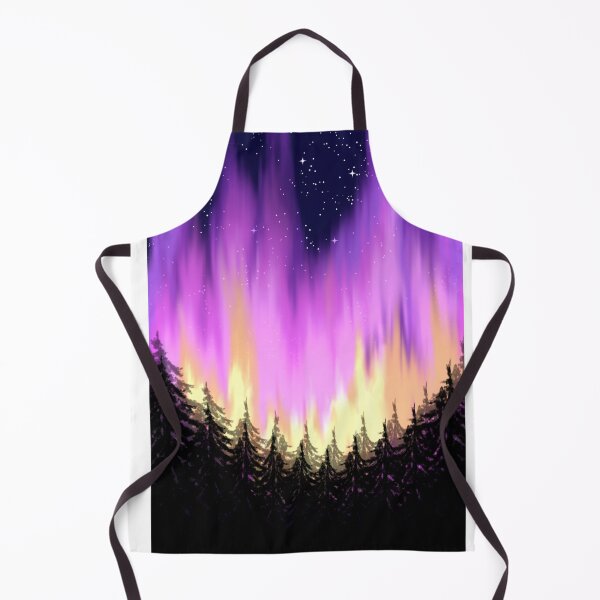 Item preview, Purple Night Sky with Aurora designed and sold by CanvasCharms.