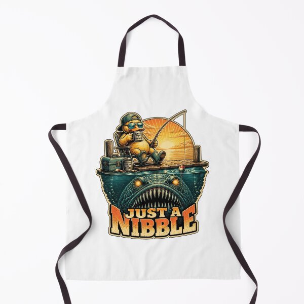 Item preview, Just a nibble Funny Fishing Duck designed and sold by Cavalier-org.
