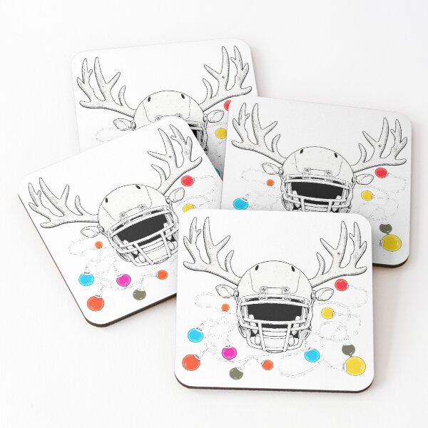 Item preview, Reindeer Football Helmet Christmas Lights designed and sold by icm4639.