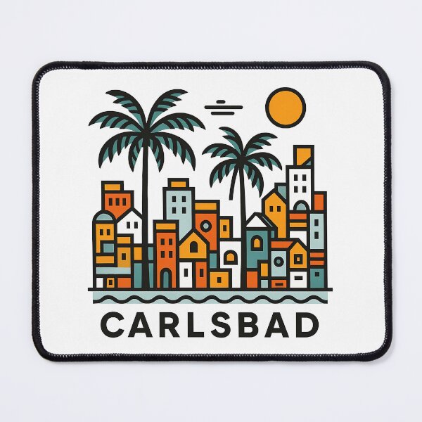 Item preview, Carlsbad California Minimal Art  designed and sold by OzzFrequency.