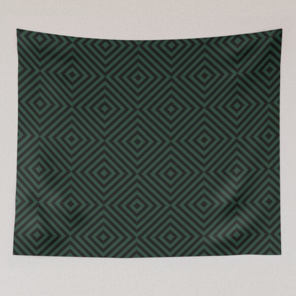 Item preview, Black And Forest Green Chevron Burst Pattern designed and sold by pattern-archive.