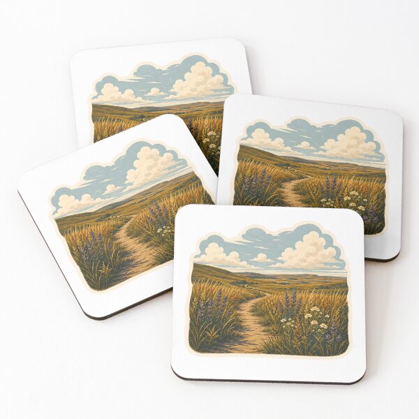 Item preview, Tallgrass Prairie National Preserve Watercolor designed and sold by ChemicalXShop.