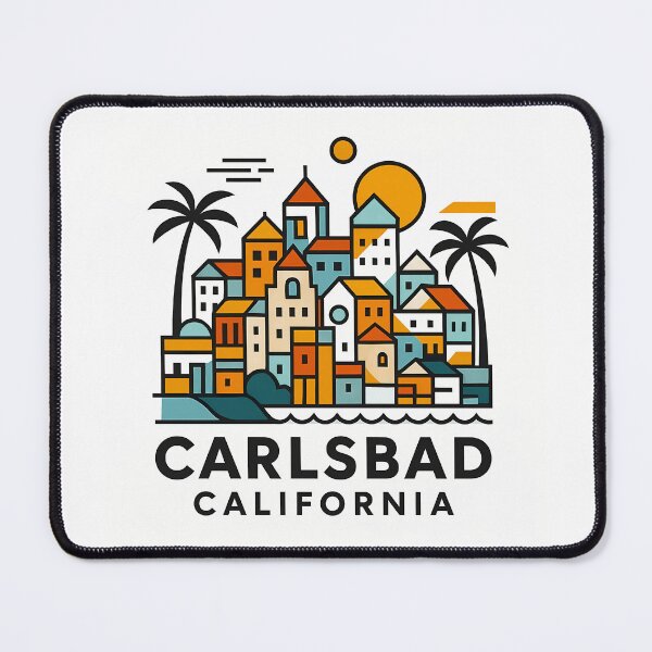 Item preview, Carlsbad California Minimal Art  designed and sold by OzzFrequency.
