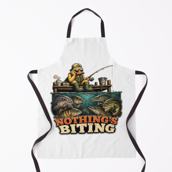 Item preview, Nothing's Biting Funny Fishing Duck designed and sold by Cavalier-org.