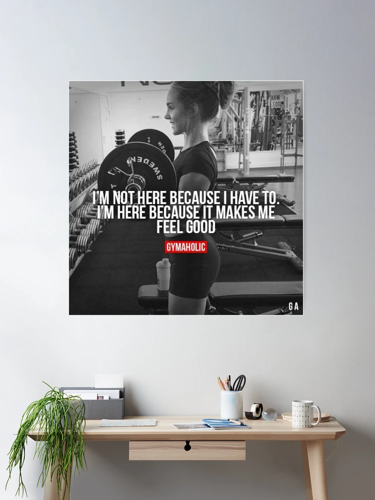 Bannière Motivation Sportive - Grand Poster Mural Citation, Vinyle, Décoration Fitness Neuf