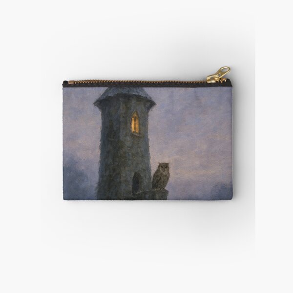 Item preview, Medieval Fantasy Art | Mist-Shrouded Watchtower at Twilight | Dark Enchanted Tower Art designed and sold by yeeted17.