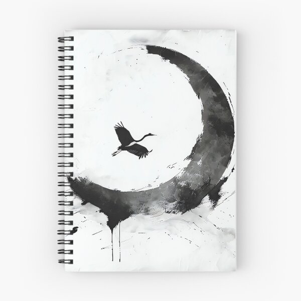Item preview, Flight of the Ink Crane designed and sold by ONYX Pixee.