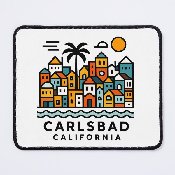 Item preview, Carlsbad California Minimal Art  designed and sold by OzzFrequency.