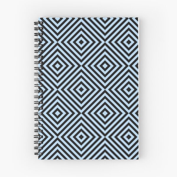 Item preview, Black And Ice Blue Chevron Burst Pattern designed and sold by pattern-archive.