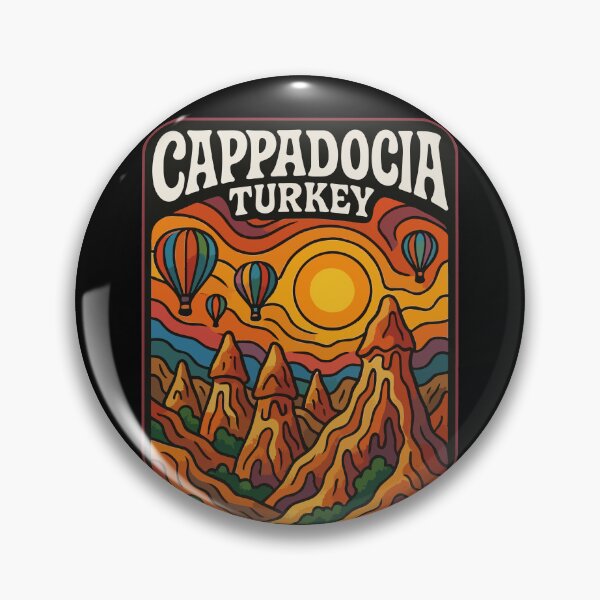 Item preview, Cappadocia Anatolia Trippy Art designed and sold by TomFrontierArt.