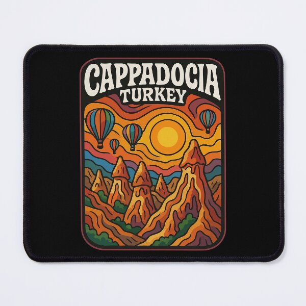 Item preview, Cappadocia Anatolia Trippy Art designed and sold by TomFrontierArt.