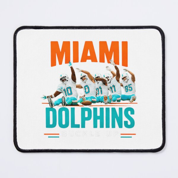 Item preview, Miami Dolphins Buckle Up Football Design designed and sold by abrinase.