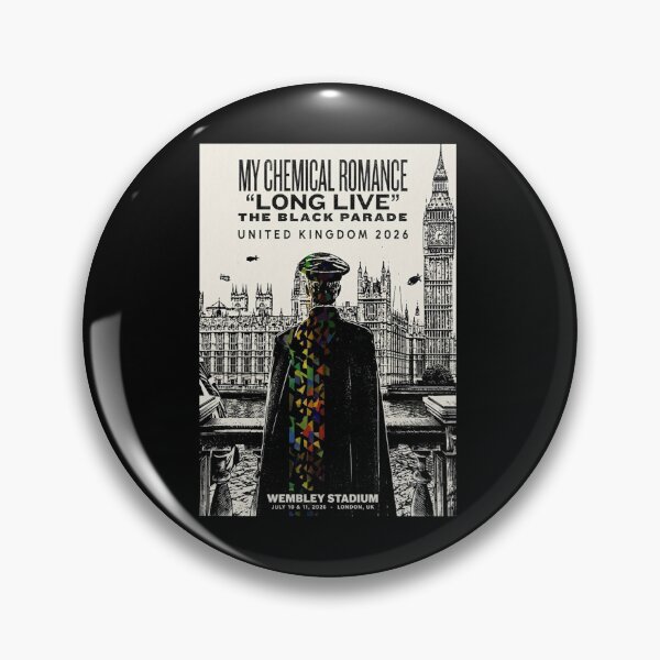 Item preview, Black Parade Tour UK 2026 designed and sold by ArtCreations79.