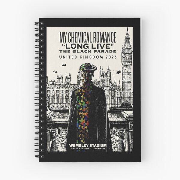 Item preview, Black Parade Tour UK 2026 designed and sold by ArtCreations79.