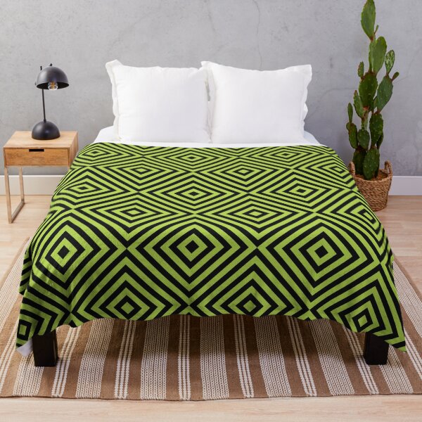 Item preview, Black And Lime Chevron Burst Pattern designed and sold by pattern-archive.