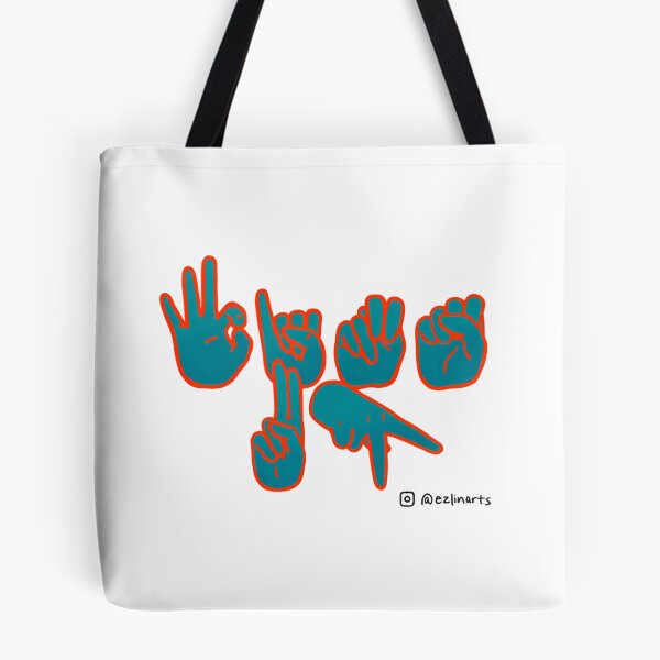 Item preview, Miami Dolphins Fins Up In Asl designed and sold by abrinase.