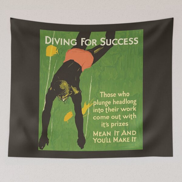 Item preview, Diving For Success designed and sold by The Ravens Ballad.