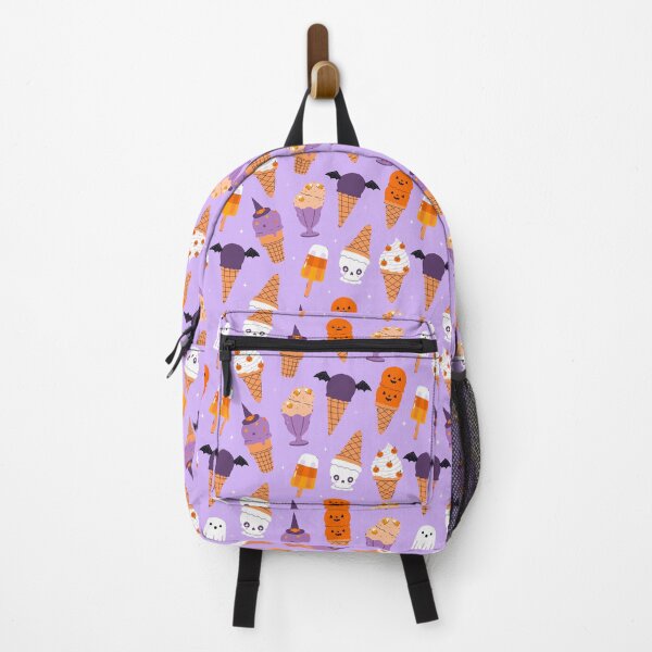 Item preview, pattern with Halloween-themed ice cream designed and sold by burbura.