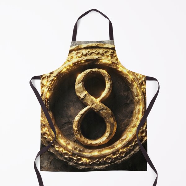 Item preview, Golden number 8 designed and sold by piakestore.
