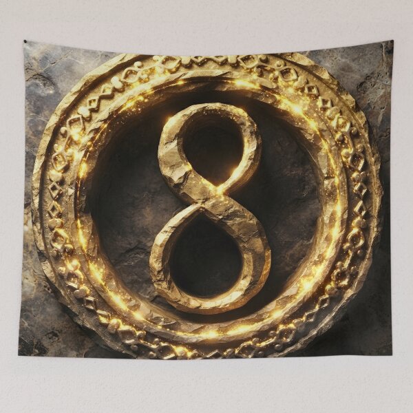 Item preview, Golden number 8 designed and sold by piakestore.