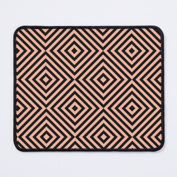 Item preview, Black And Peach Chevron Burst Pattern designed and sold by pattern-archive.