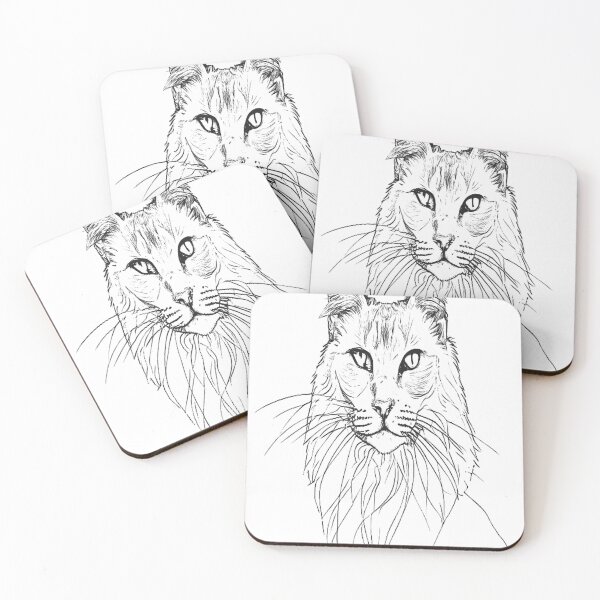 Item preview, Maine Coon Cat Line Art | Minimalist Cat Outline Print designed and sold by VestraDesign.