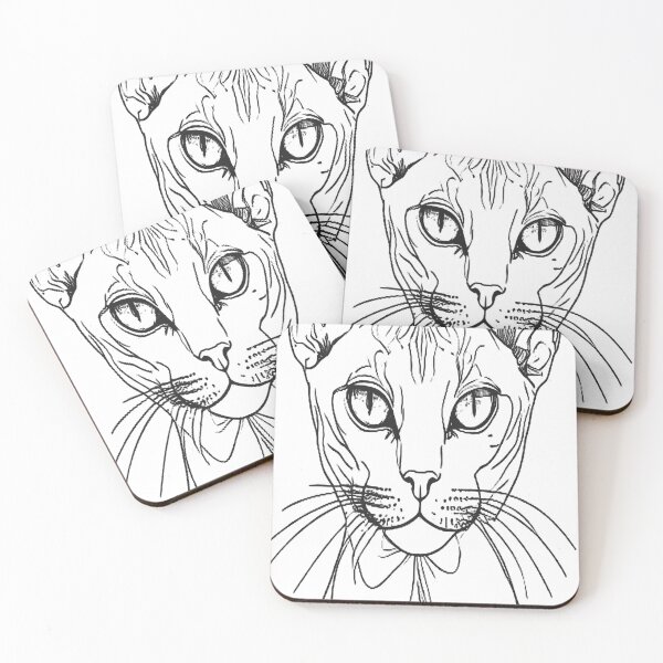 Aperçu de l'œuvre Oriental Shorthair Cat Line Art | Minimalist Cat Outline Print créée et vendue par VestraDesign.