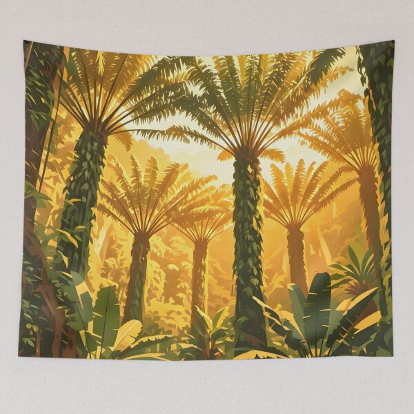 Item preview, Golden Jungle Adventure | Vintage Nature Wall Art designed and sold by Spirit of Siam.