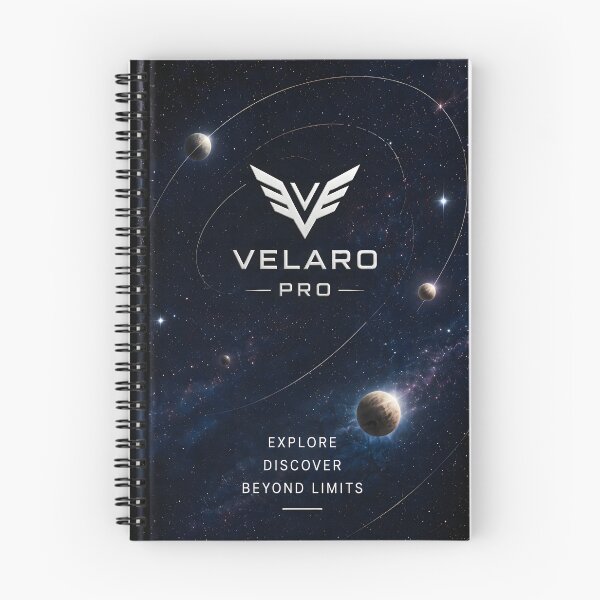 Item preview, VELARO PRO | Explore Discover Beyond Limits Journal | Space Galaxy Notebook | Astronomy Diary | Sci-Fi Productivity Planner designed and sold by Velaro Pro.