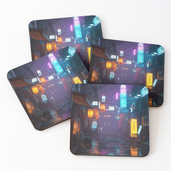 Item preview, Neon Rain District designed and sold by FrostyFrisby.