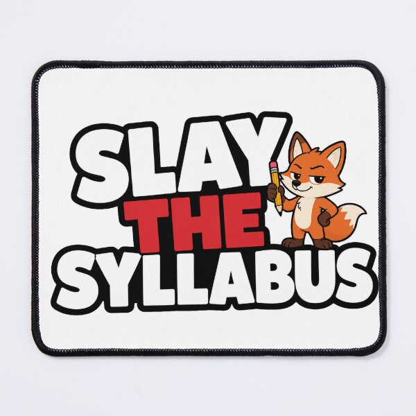 Item preview, Funny Fox Student Sticker | Slay the Syllabus | Back to School Motivation designed and sold by Moonveil_Studio.