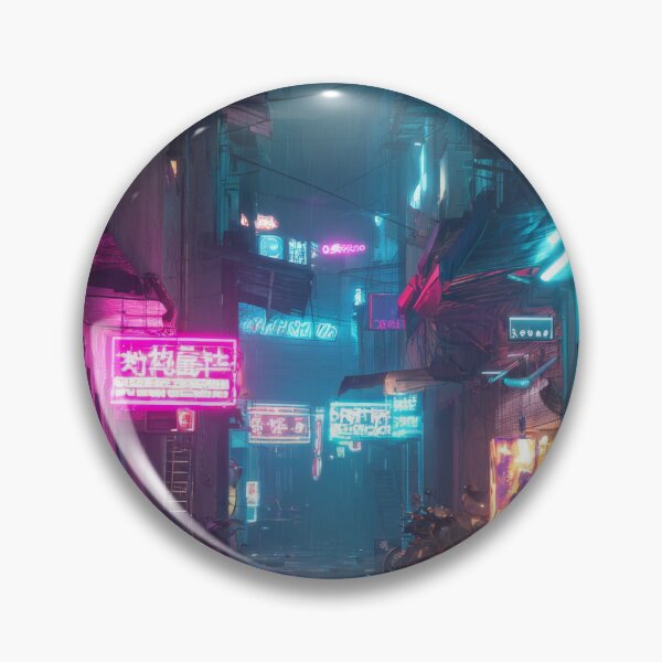 Item preview, Neon Rain District designed and sold by FrostyFrisby.