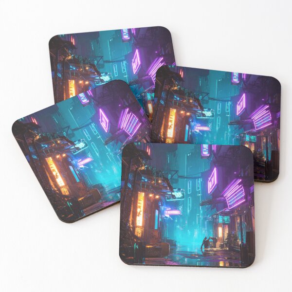 Item preview, Neon Rain District designed and sold by FrostyFrisby.
